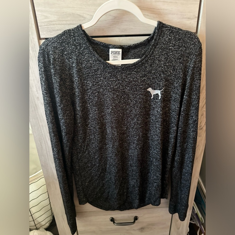 Long sleeve, soft, pajama top from PINK